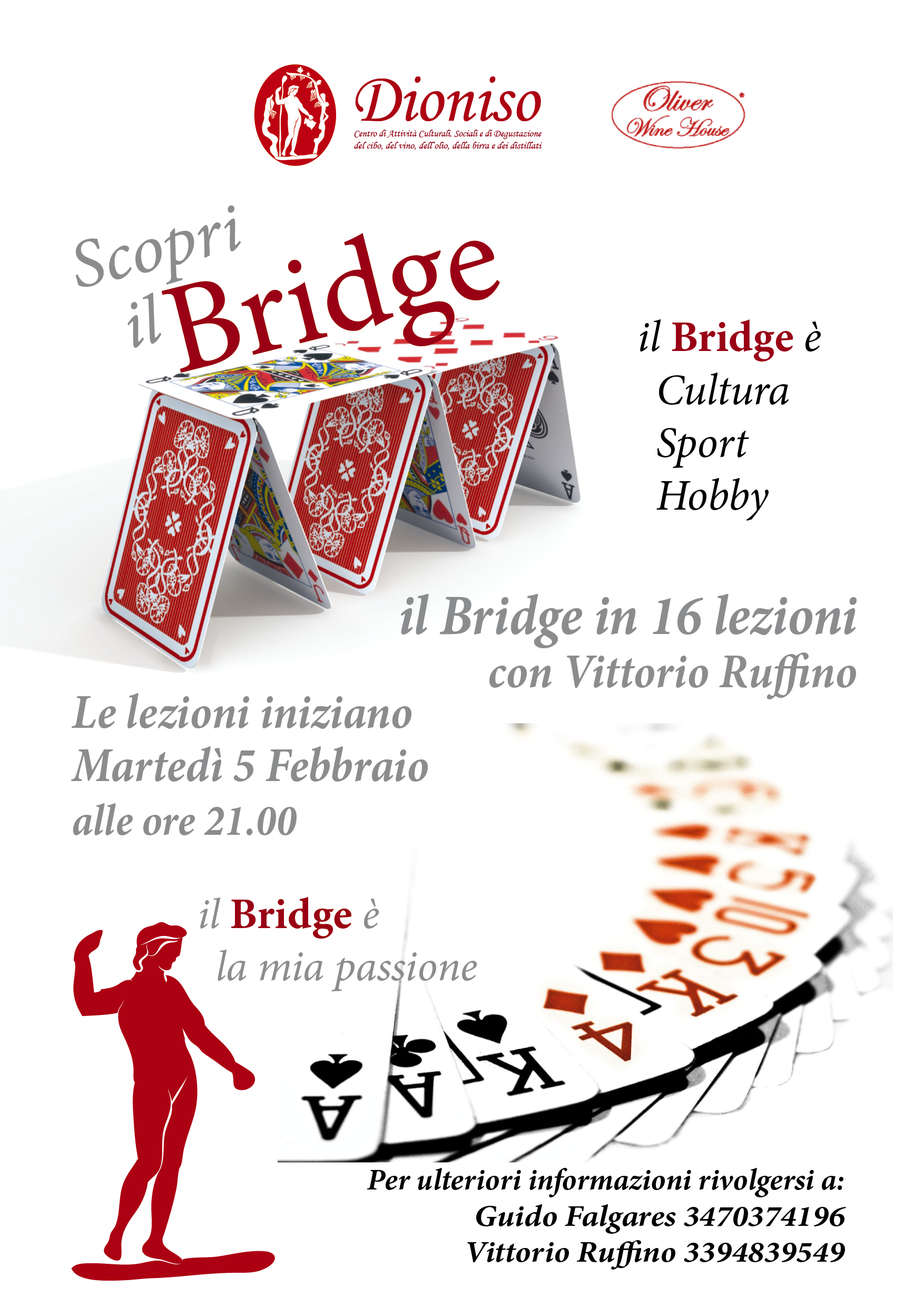 Lezioni di Bridge: da Martedì 5 febbraio